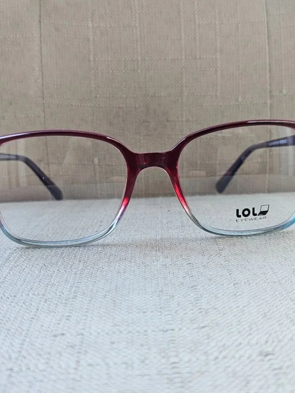 LOL Laugh Out Loud Women Glasses Frame Red/Blue Eyewear LOL-45 Eyeglasses NWT B